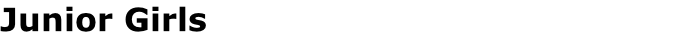 Junior Girls